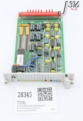 ②2本セット 28345 APPLIED MATERIALS PCB, SDS GAS INTERLOCK, 0020-14785 0100
