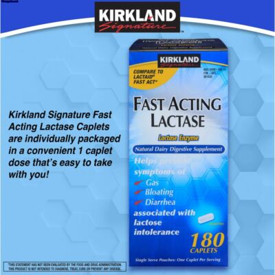Fast Acting Lactase 180 Caps-