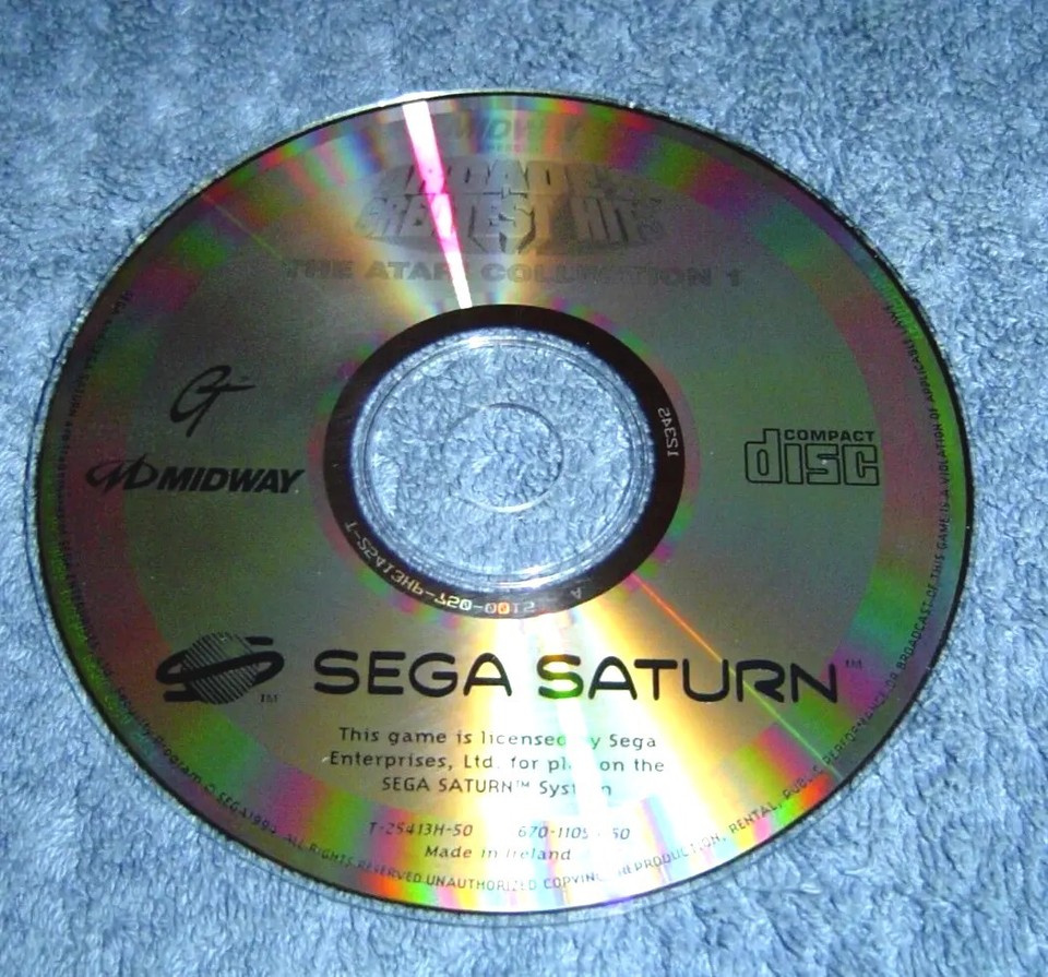 * ARCADE'S GREATEST HITS ATARI COLLECTION 1 * SEGA SATURN PAL