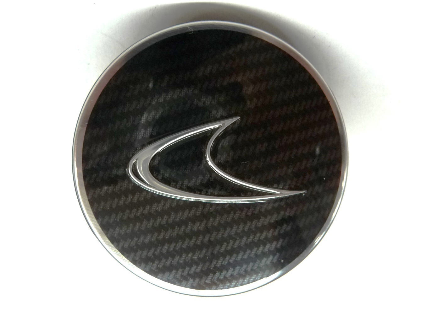 2012-2016 Mclaren MP4-12C 650s Black Carbon Fiber Wheel Hub Cap 11B1651CP OEM