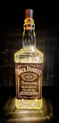 Jack Daniel's Whiskey Flaschenlampe Nachtlicht Stimmungslampe