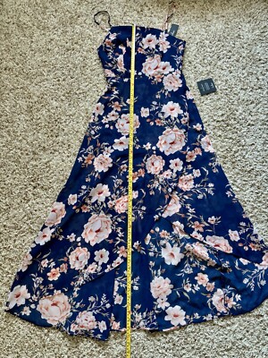 Lulus Women's Dress M Straps Elegant Blue Pink Floral Wedding Prom Summer Formal | eBay Lulus Women's Dress M Straps Elegant Blue Pink Floral Wedding Prom Summer Formal | eBay
