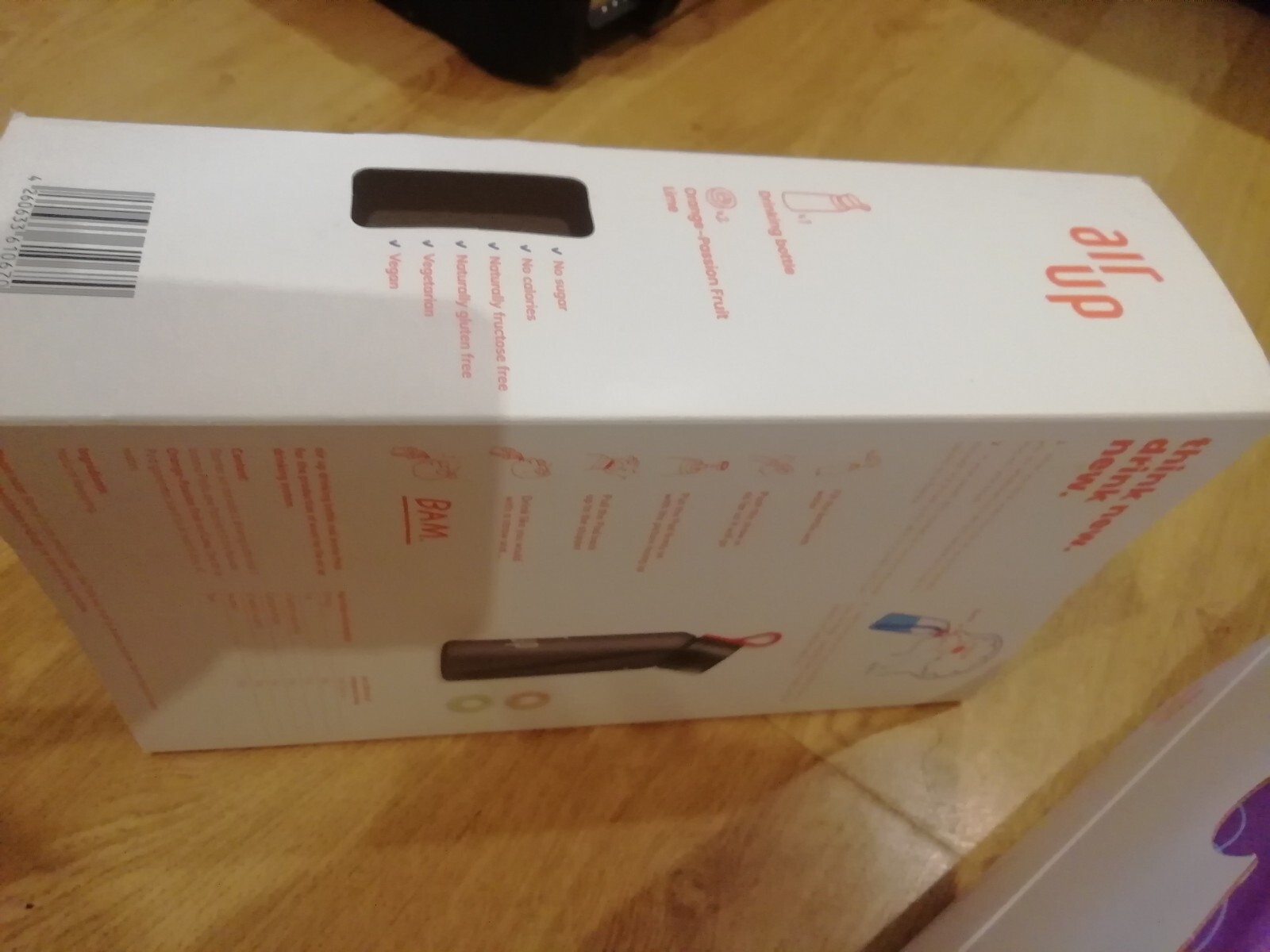 Genuine Air Up Water Bottle Charcoal Grey/Orange 650ml Boxed eBay