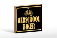 Holzschild Spruch 18X12 Cm Oldscholl Biker Holz Deko Schild