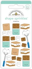 Crafts Doodlebug Sprinkles Puffy S'More Fun Marshmallows Crackers Chocolate Face