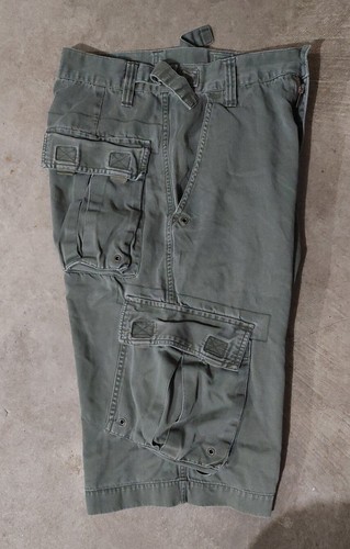 Vintage Tripp Olive Green Cargo Shorts Hot Topic Size 28 - Picture 4 of 8