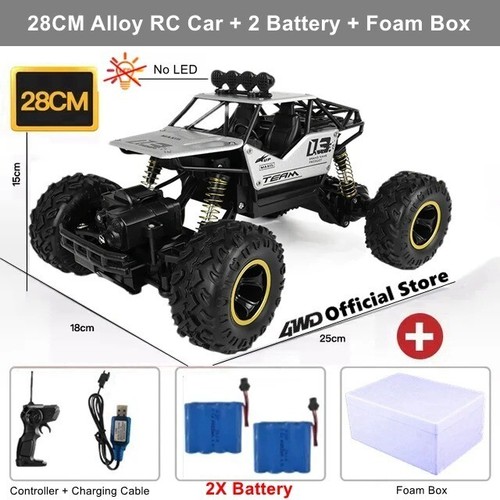 4WD Remote Control Off Road RC Car Radio Climbing Super Alloy Truck Buggy 4x4 - Picture 10 of 30