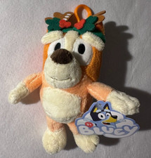 Dan Dee Reindeer Bingo Bluey Plush Backpack Clip 7" NWT