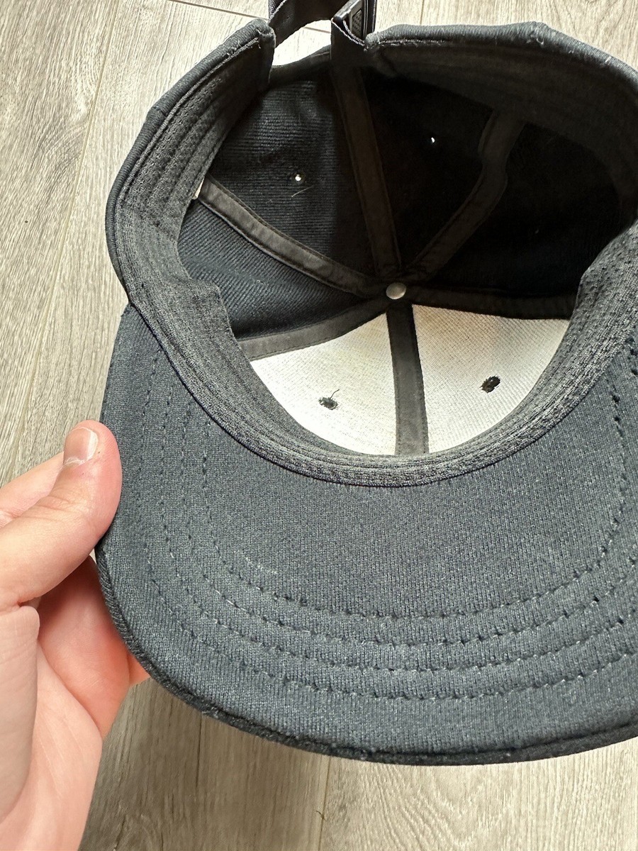 Reigning Champ Hat Adult OSFM Strap back Black Logo Baseball Cap