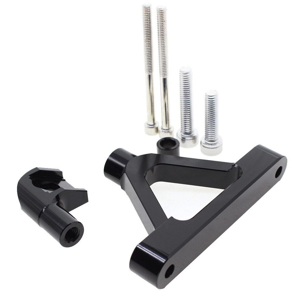 CNC Motorcyle Steering Damper Bracket Kits Mount Holder Fit