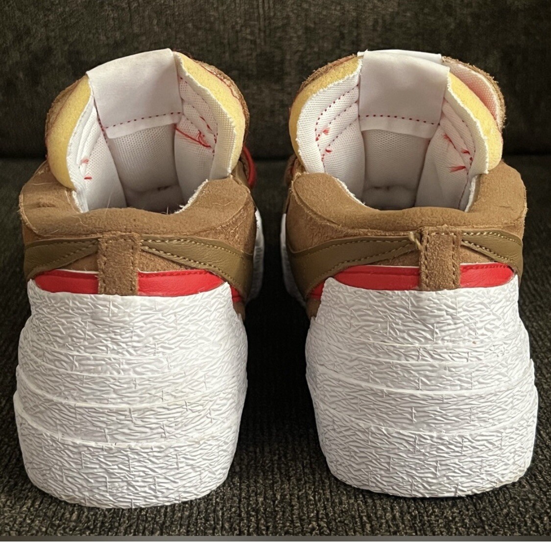 SACAI X NIKE Nike Blazer Low x Sacai marrone chiaro britannico taglia 7 5 DD1877 200