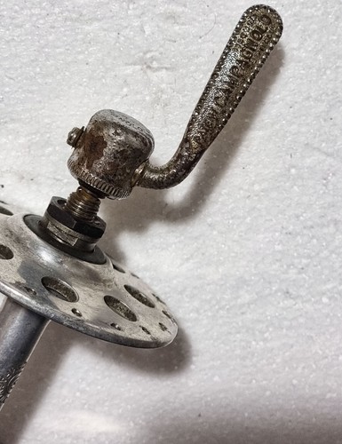 Mozzo Campagnolo Gran sport flangia alta 36h anteriore high flange hub Eroica - Foto 5 di 7