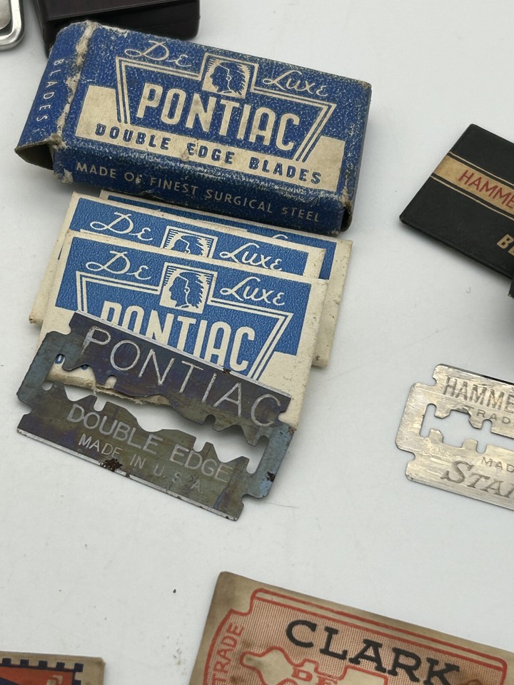 Vtg Double Edge Razor Blade Lot -Paramount Home Run Hammer Speedway ...