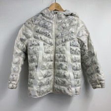 Nike Youth Sportswear Camouflage DC0304-121 Full Zip Hooded Puffer Size S