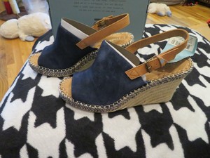 toms monica wedges navy