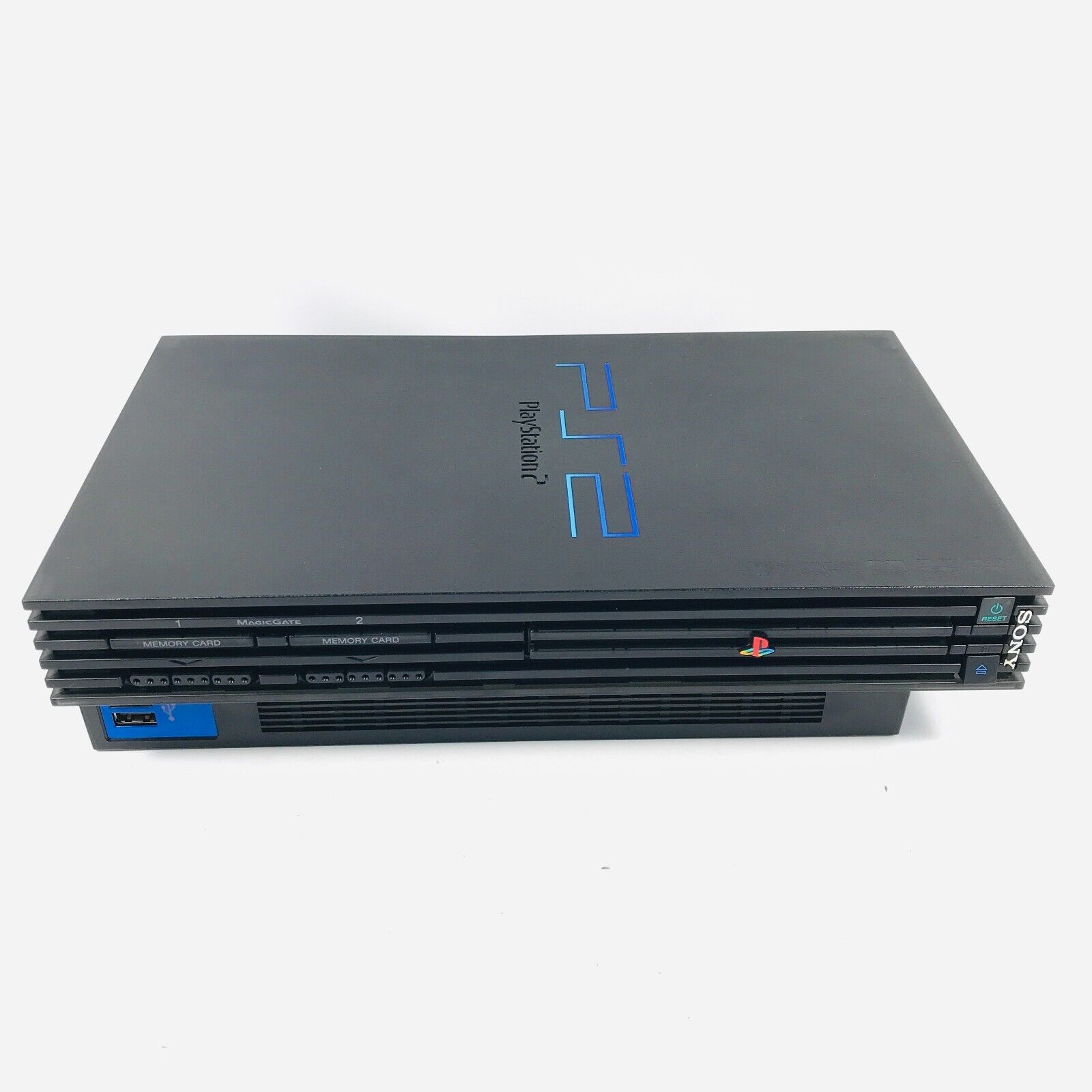 Restored Sony Playstation 2 PS2 Fat Video Game Console Black