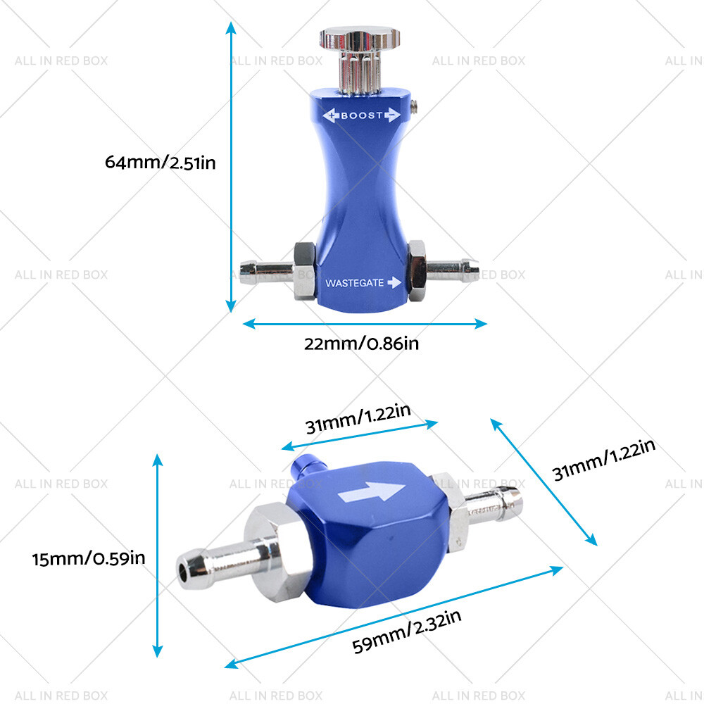 Aluminum Turbo Controller Red Manual Turbo Boost Controller - Aluminum  Adjustable Bleed Valve For Turbocharged Petrol \u0026 Diesel Engines (Red)  Turbocharger Performance Part, image size:1000x1000