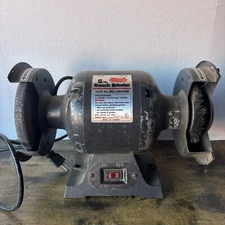 Vintage Collin’s Quality Tool 6” Inch Bench Grinder LF-137 TG14029