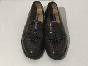 Bostonian-Florentine-10-1-2-M-Men-s-Tassel-Brown-Dress-Shoes-Italy-Leather