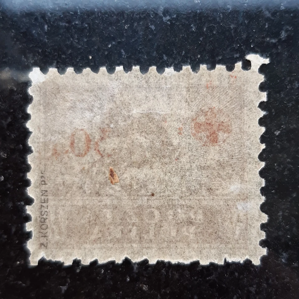 Stamps, Poland: Fi 121. MNH. Double print/strike. - Image 2 of 2