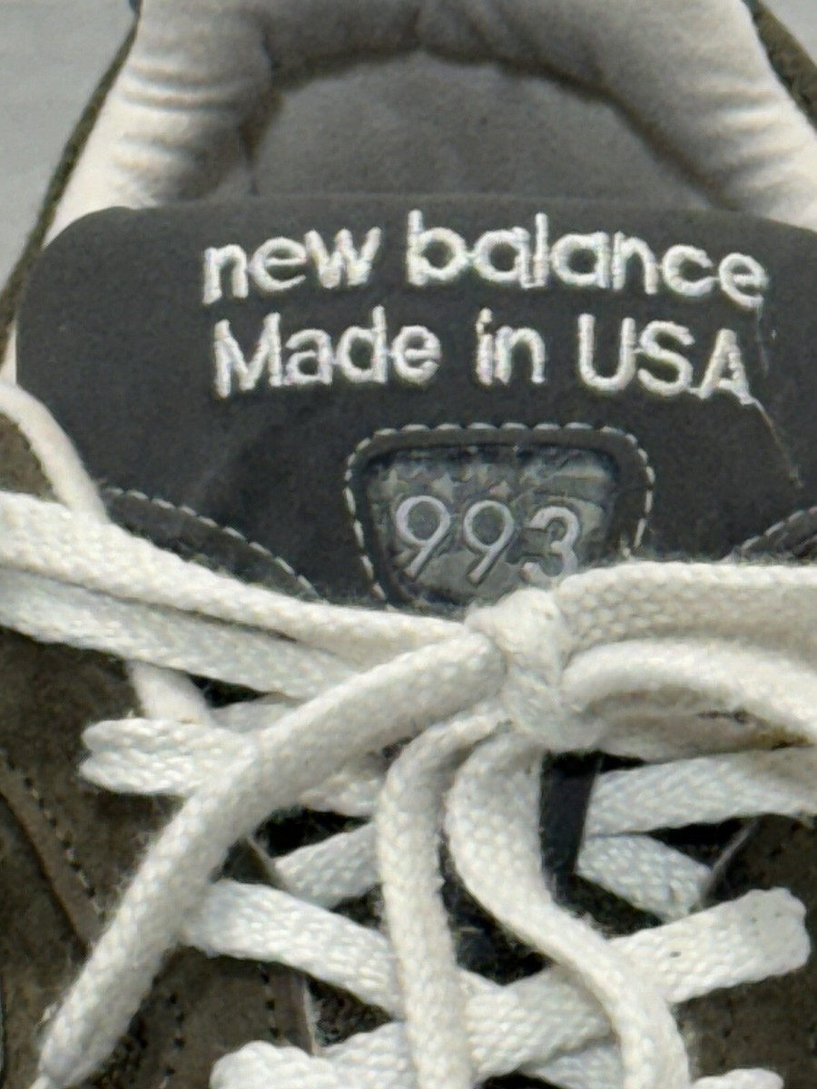 New Balance 993 Mens 14 4E Military Green MR993MG Suede Mesh New Balance 993 Mens 14 4E Military Green MR993MG Suede Mesh