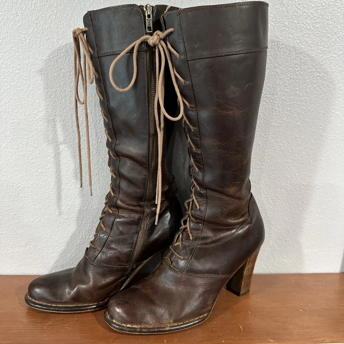 High heel hotsell granny boots