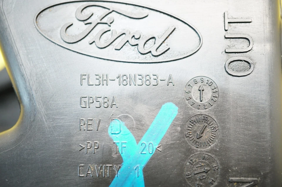 🔅2015-2025 FORD F150 OEM.CUBIERTA DE ACCESO AL NÚCLEO DEL CALENTADOR CAJA UNIDAD CLIMÁTICA FL3H18N383A Foto 3 de 4