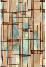 Home Privacy Glass Window Film Decorative Stained Etched Modern UV Artscape City