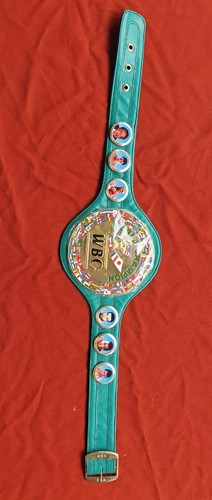 wbc boxing championship Leather Belt Adult With Back Printing High Quality Belt. - Picture 9 of 10