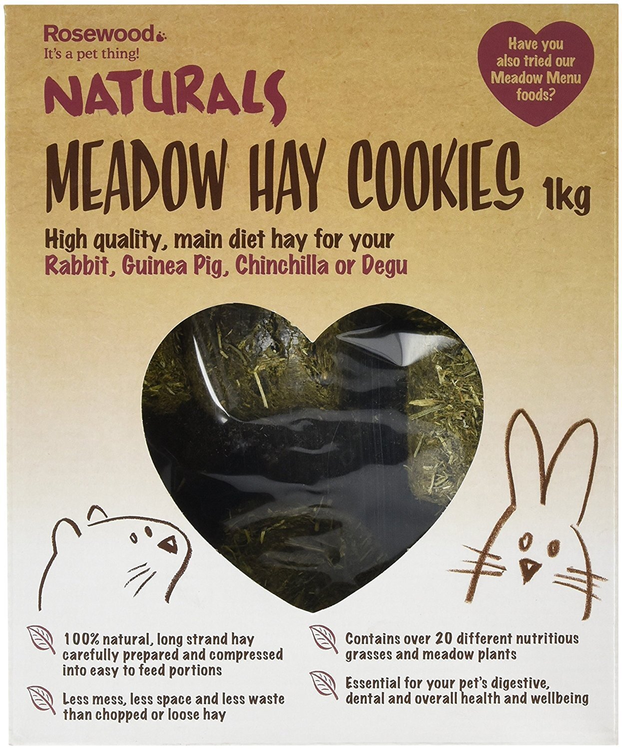 Naturals Meadow Hay Cookies 1kg