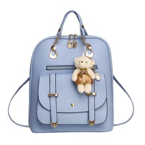 Women-Girl-PU-Leather-Shoulder-Bag-School-Backpack-Travel-Rucksack-Purse-Fashion