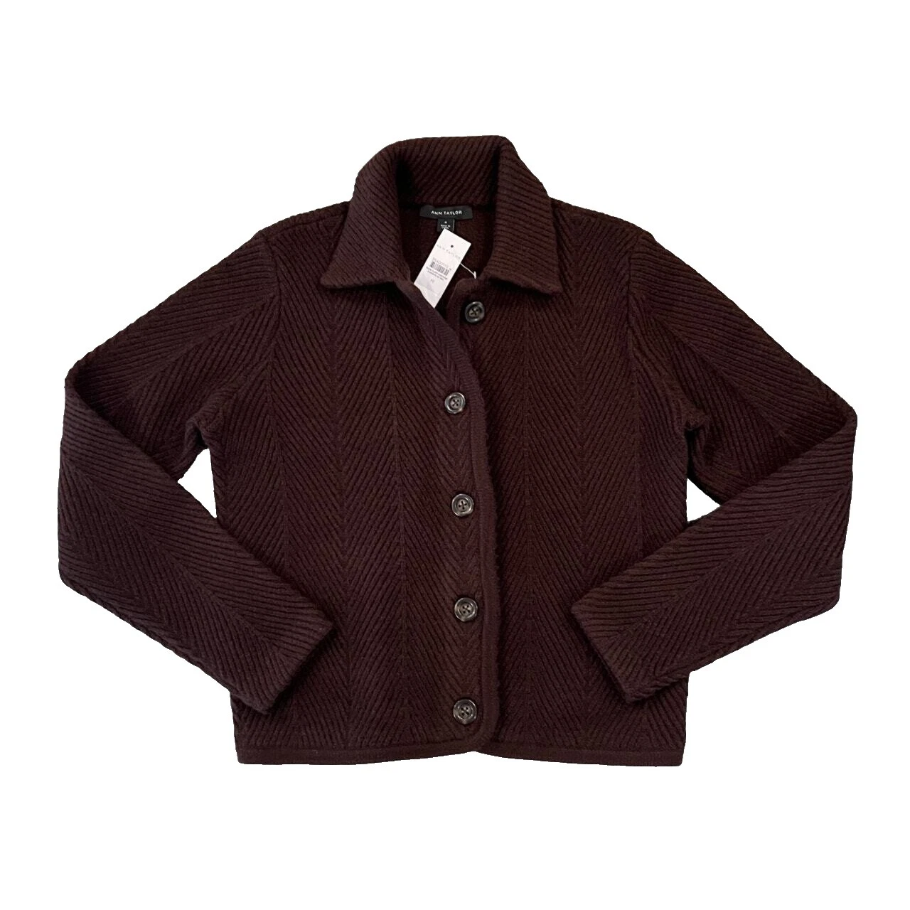 Suéteres para mujer marrón Ann Taylor