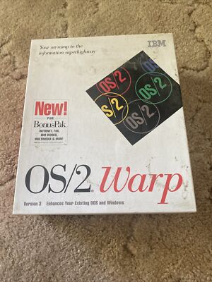 IBM OS/2 Warp Version 3 plus BonusPak for DOS and Windows