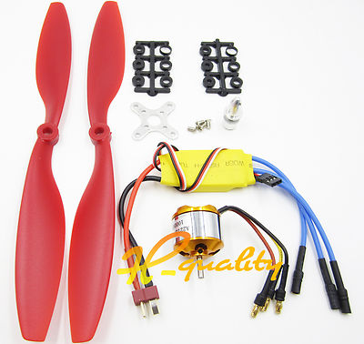 A2212 1000KV Brushless Motor w/30A Brushless ESC+1045