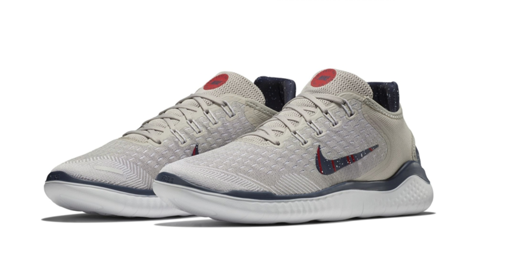 NIB NIKE FREE RN 2018 A Men's Running Shoe, Moon Particle (Gray)