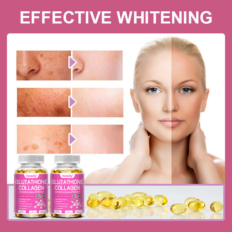 soomiig glutathione collagen Glutathione Collagen Capsules, Anti-Aging Supports Skin, Hair And Nails  Health