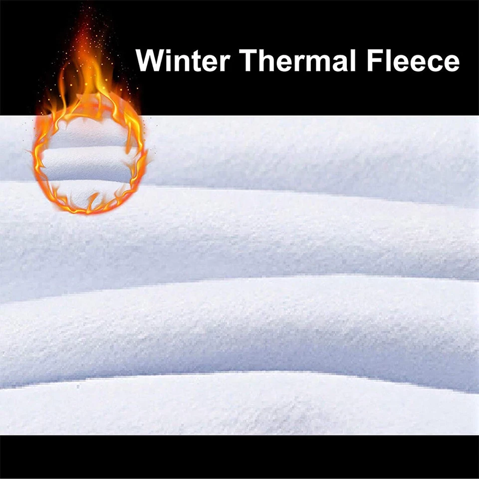 Winter Cycling Jersey Set Men Long Sleeve Fleece Bike Shirt Bib Pants Bike Suits - Image 3 of 4