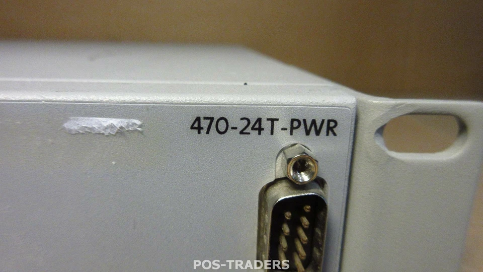 Nortel 470-24T-PWR - 10/100Mbps 24X PoE PWR NETWORK Ethernet Switch RJ45 2x GBIC - Image 2 of 3