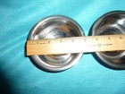 Elevated Feeding Station Small Dog/Cat Distressed Metal 2 stainless steel bowls — photo 8