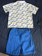 Kenzo Boys Shirt And Shorts Size 8 Years Old