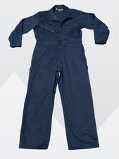 Dickies Men's Blue Full Zip One-Piece Long Sleeve Coveralls Size 42 Short