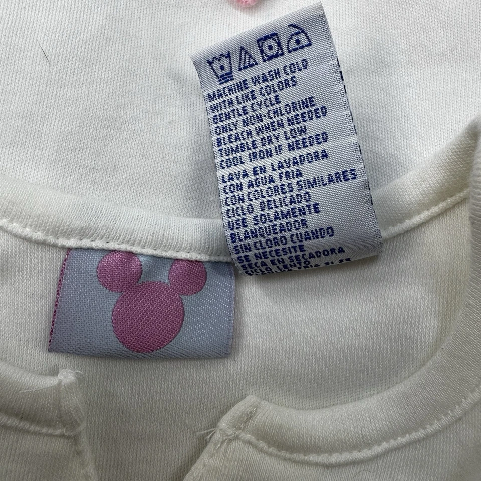 Camisa De Colección Disney Niño Pequeño Talla 3T Años 90 Y2K Rara Princesa Cenicienta Blancanieves Foto 3 de 4