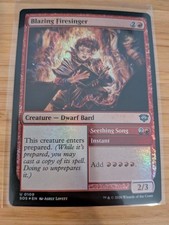 MTG Blazing Firesinger   Seething Song (FOIL) 0109 Secrets of Strixhaven M/NM