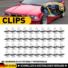 40x T�rverkleidung Clips Befestigungsclips f�r BMW 3er E36 E46 E34 E39 E70 Z3 Z8