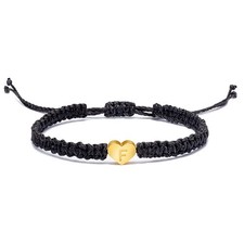 Heart Initial Bracelets for Women Initial F Letters Initial Charms Bracelet Hand
