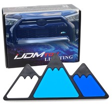 Blue Retro 3-color Trail Mountain Shape Grille Badge Emblem For Toyota Truck Suv