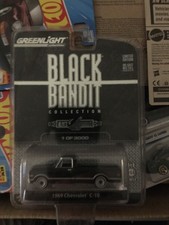 GREENLIGHT 1/64 BLACK BANDIT 1969 CHEVROLET C-10 PICKUP TRUCK SERIES 6 free s&h
