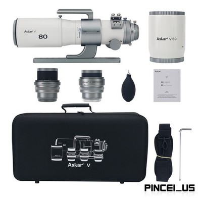 Askar V Astronomical Telescope 60/80mm Double Objective Lens w/Reducer/Extender