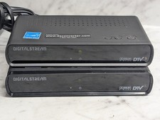 Lot of 2x Digital Stream Digital To Analog Converter Boxes DTX9950 DTV No Remote