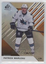 2016-17 SP Game Used Orange Rainbow Draft Year 134/197 Patrick Marleau #53 0a4
